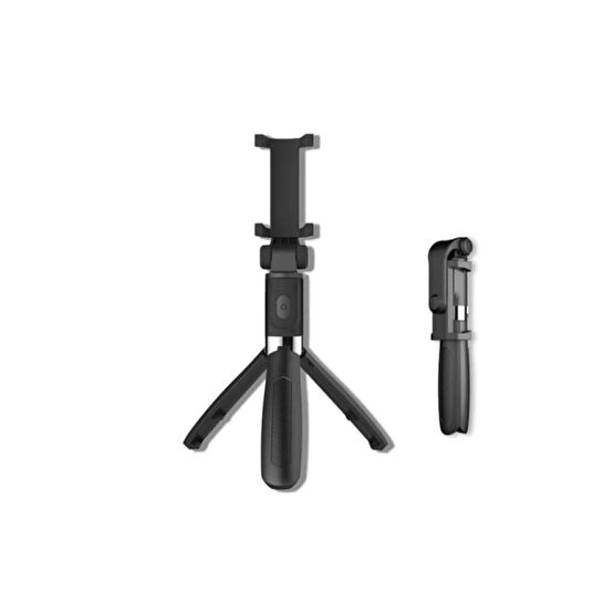 Tripod Bluetooth Kumandalı Kablosuz Selfie Çubuğu Yeni Model Youtuber