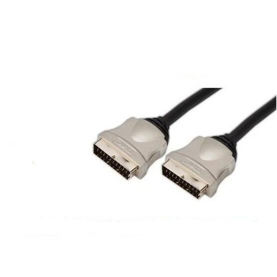 Ttaf 96059 2m metal Başlık Scart Scart Kablo