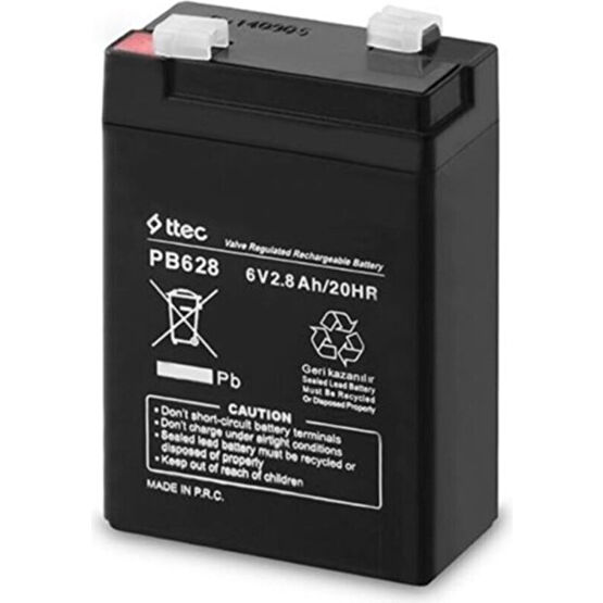 Ttec 6V 2.8AH BakiMsiz Kuru Akü Kesintisiz Güç Kaynakları (UPS) Fiyatı