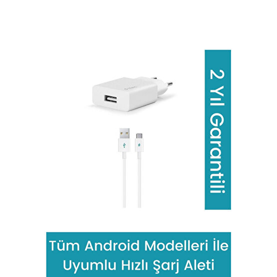Ttec Şarj Aleti Samsung -oppo-huawei Androidler Ile Uyumlu Hızlı 2.1a Type C Orjinal Beyaz Şarj Aleti Cep Telefonu Şarj Cihazı Fiyatı