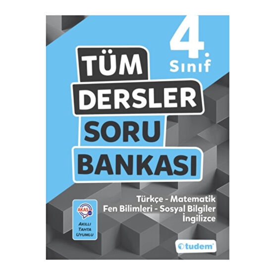 Tudem Yayınları 4.SINIF TÜM DERSLER SORU BANKASI Yardımcı Kitaplar Fiyatı