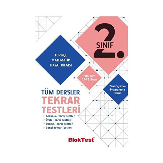 Tudem Yayınları Tudem 2.sınıf Bloktest Tüm Dersler Tekrar Testleri Yardımcı Kitaplar Fiyatı