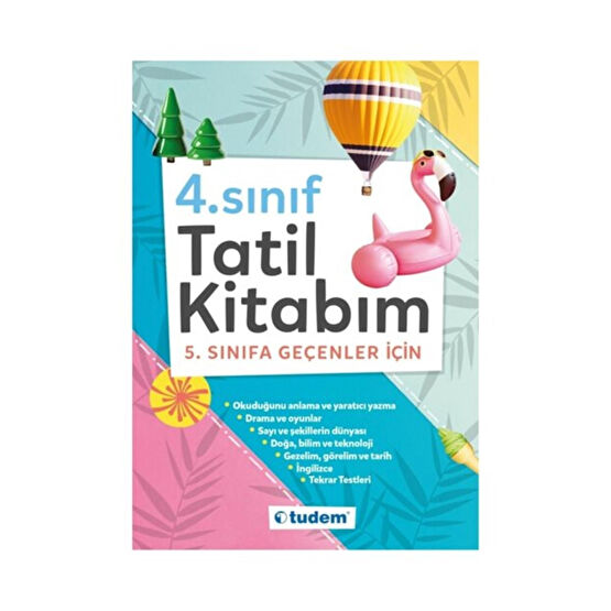 Tudem Yayınları Tudem 4. Sınıf Tatil Kitabım Yardımcı Kitaplar Fiyatı