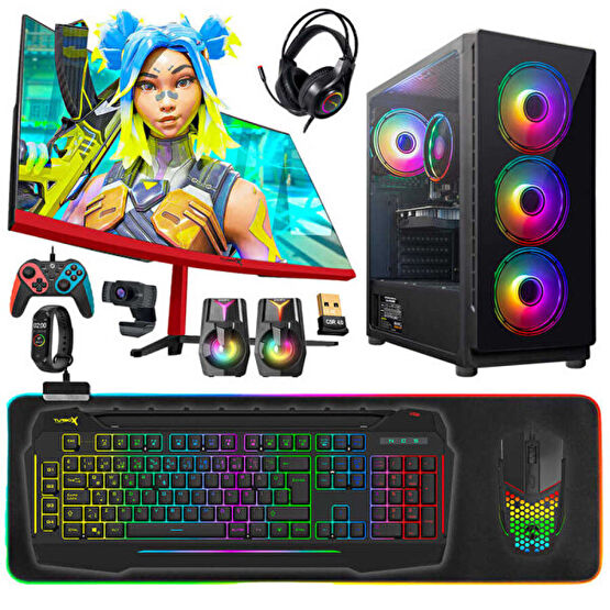 Turbox Tx4937 Intel Core i7 6700 23.6" 16 GB RAM 1 TB SSD 4 GB Gtx1650 Curved FreeDOS Masaüstü Oyun Bilgisayarı Masaüstü Bilgisayar Fiyatı