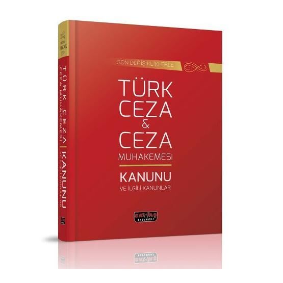 Türk Ceza Kanunu CMK ve İlgili Kanunlar Eylül 2021 Savaş Yayınevi