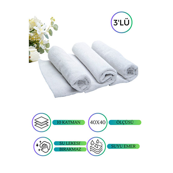 Turkishcare 3’lü Ithal Mikrofiber Sihirli Bez Seti Cam Mutfak Ve Oto Temizlik Bezi Temizlik Malzemeleri Fiyatı