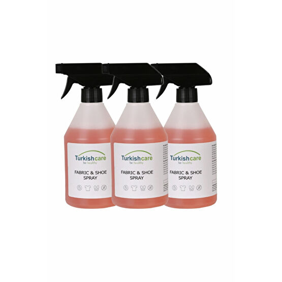 Turkishcare Ayakkabı ve Kumaş Temizleme Spreyi 3x500ml 3lü Set Deterjan ve Temizlik Ürünleri Fiyatı