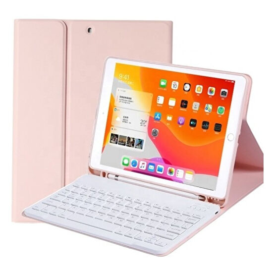 Turotto Apple iPad Mini 6 2021 (6.nesil) Kılıf Seri A2567,A2568,A2569 Yatay Standlı Bluetooth Klavyeli Deri Kapaklı Kılıf - Siyah Tablet Kılıfı Fiyatı