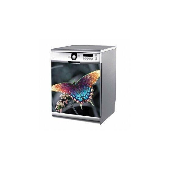 Tusador TILKI/2224 Tilki Dünyası Renkli Kelebek Bulaşık Makinesi Stickerı