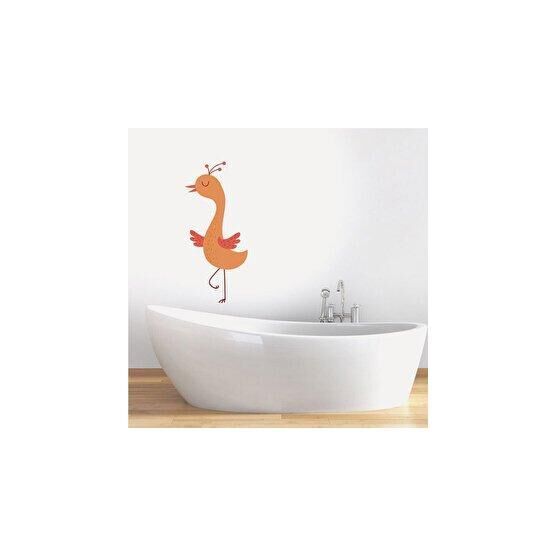 Tusador TILKI/73955 Tilki Dünyası Sevimli Kuş Duşakabin ve Banyo Sticker