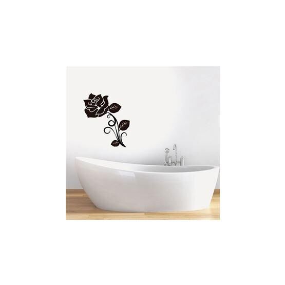 Tusador TILKI/73956 Tilki Dünyası Floral Gül Duşakabin ve Banyo Sticker