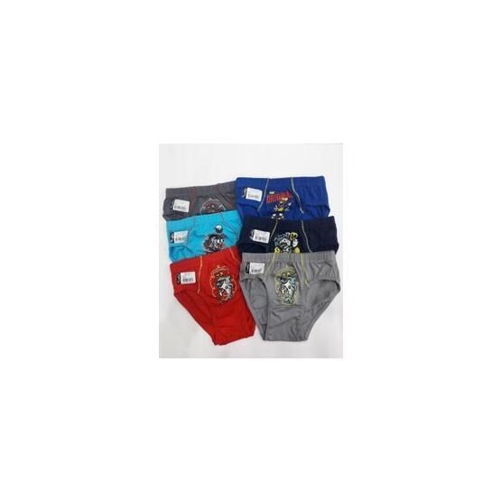 Tutku 0138 Erkek Çocuk 6 Adet  Renkli Slip Külot