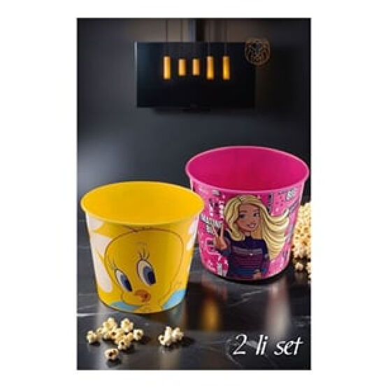 Tweety  Patlamış Mısır Popcorn Kovası 2 li SET 719280 Mısır Patlatma Makineleri Fiyatı