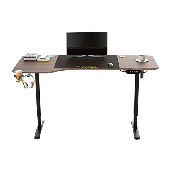 Twisted Minds T Design Sol Ayak Motorlu Yükseklik Ayarlı Ev Ofis Oyuncu Masası Bilgisayar Masası Fiyatı