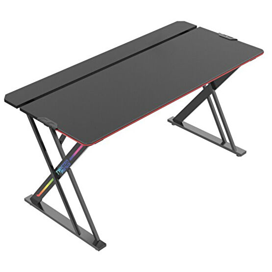 Twisted Minds Tm-Gt04-X-Rgb X Ayak Racing Karbon Fiber E-Spor Siyah Oyuncu Masası Bilgisayar Masası Fiyatı