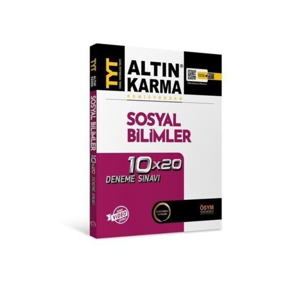 TYT Sosyal Bilimler Tamamı Video Çözümlü 10x25 Deneme Sınavı-Altın Karma