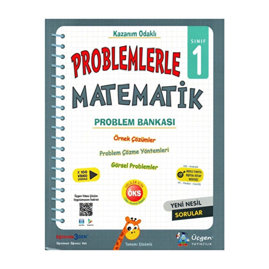 Üçgen Yayıncılık 1. Sınıf Problemlerle Matematik Problem Bankası