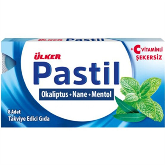 Ülker Pastil Okaliptus Nane Mentol 22,4 gr Bitkisel Besin Destekleri Fiyatı