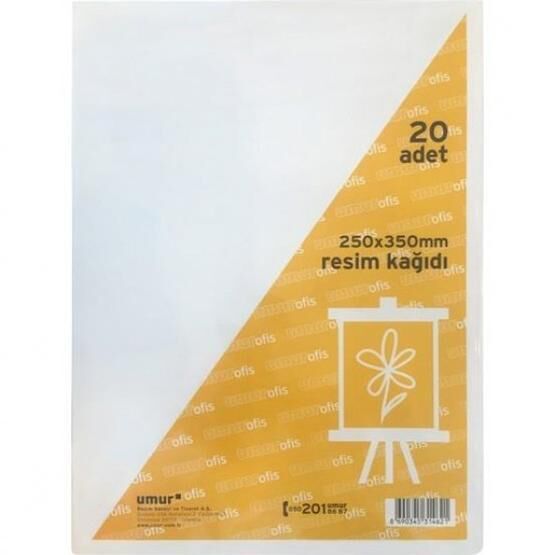 Umur 25x35 cm 20'li Resim Kağıdı