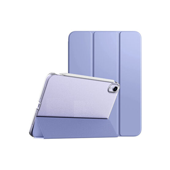 UnDePlus Apple Ipad Air 5 Ve Air 4 10.9" Kılıf Pu Deri Smart Case A2072 A2316 A2324 A2325 Lavender Tablet Kılıfı Fiyatı
