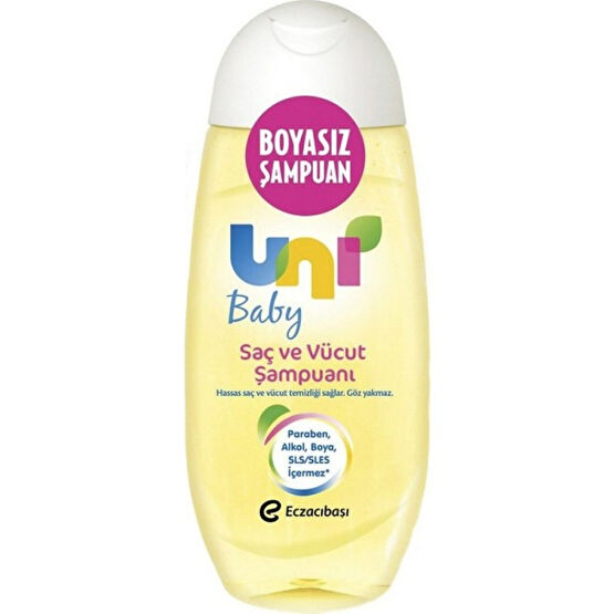 Uni Baby Saç ve Vücut Şampuanı 200 ml Bebek Şampuanı Fiyatı