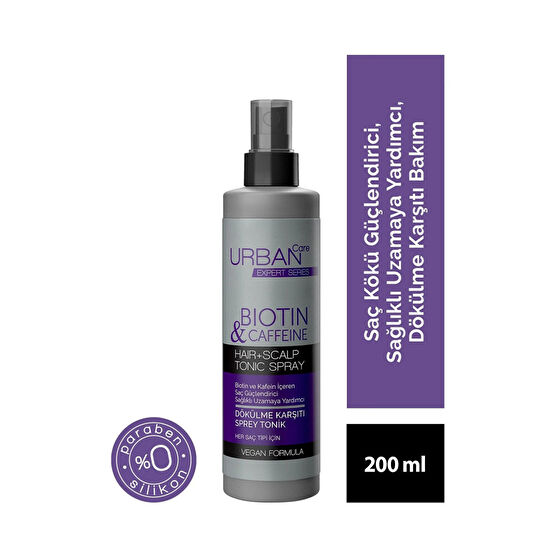 Urban Care Expert Serisi Biotin Ve Kafein Dökülme Karşıtı Saç Tonik Sağlıklı Uzamaya Yardımcı 200 ml Saç Bakım Losyonu / Toniği Fiyatı