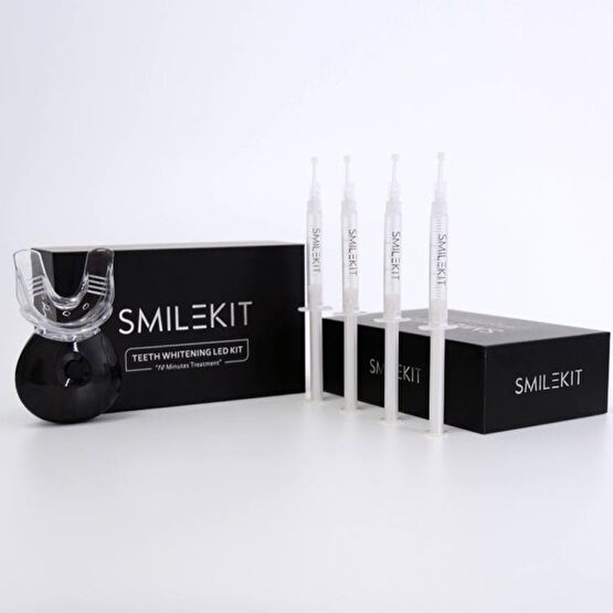 Valkyrie Smilekit 4 Jel Profesyonel Diş Parlatma Beyazlatma Seti LED Uv Işık Diş Beyazlatıcılar Fiyatı