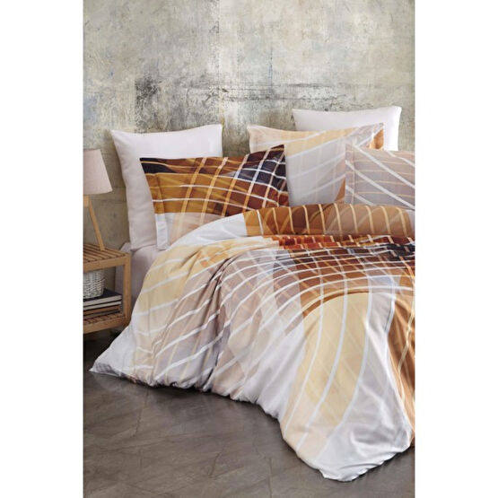 Varol Laura Home Lyocell King Size (Battal Boy) Nevresim Takımı - Tesla - Renkli - 220 x 240 cm Nevresim Takımı Fiyatı