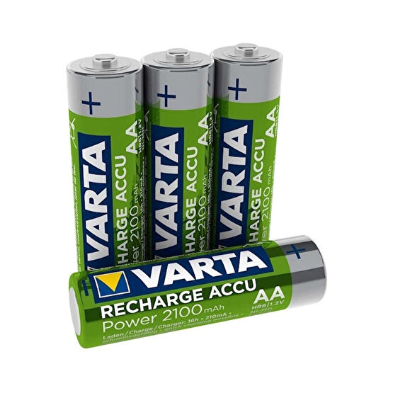 Varta Yeni Ambalaj Şarj Edilebilir Pil Aa 2100 mah 4 Adet