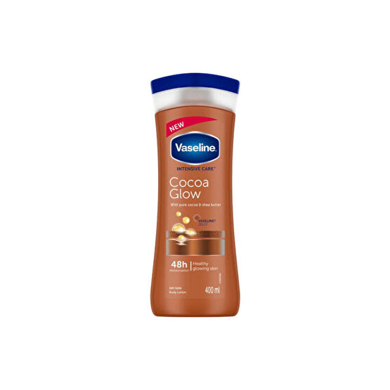 Vaseline Intensive Care Cocoa Glow 48h Moisturising Body Lotion 400ml Vücut Losyonu ve Nemlendiricileri Fiyatı