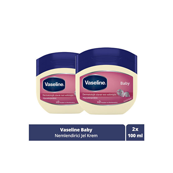 Vaseline Nemlendirici Jel Baby 100 ml X2 Vücut Losyonu ve Nemlendiricileri Fiyatı