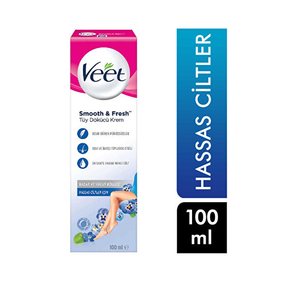 Veet Tüy Dökücü Krem 100 ml Smooth Fresh Hassas Ciltler İçin Ağda Ürünleri ve Makineleri Fiyatı