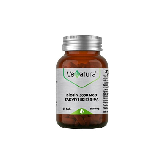 VeNatura Biotin 5000 Mcg 90 Tablet Sağlık / Diyet Fiyatı