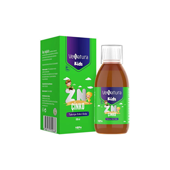 VeNatura Kids Çinko Takviye Edici Gıda 100 Ml