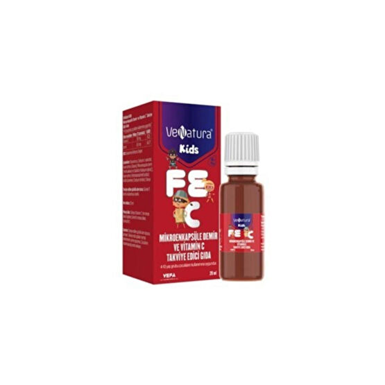 VeNatura Kids Mikroenkapsüle Demir Ve Vitamin C 20 ml
