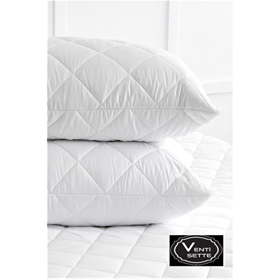 VentiSette 2 Adet Kapitoneli Fermuarlı Yastık Koruyucu Alez 50x70 cm Yastık Kılıfı Fiyatı