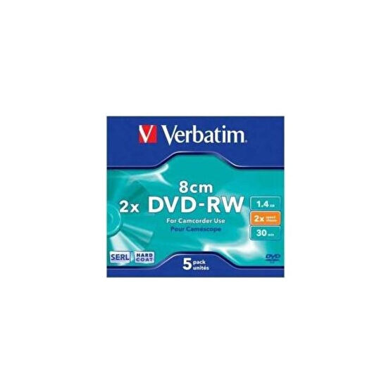 Verbatim DVD-RW Mini 1.4 GB 8 cm 2x Hızında 5'li Kutu CD / DVD Aksesuarları Fiyatı