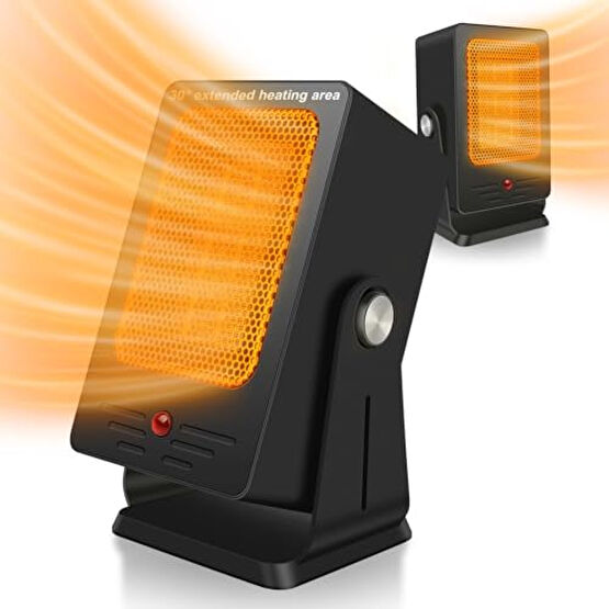 Verminget Portable Space Heaters for Indoor Use,Desktop Heater with 900W PTC 2s Fast Heating, 30° Adjustable Angle Design Small Electric Heater Lightweight for Personal, Office,Room Isıtıcılar Fiyatı