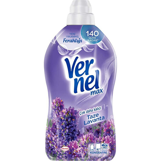 Vernel Max Konsantre Sıvı Çamaşır Yumuşatıcısı Taze Lavanta 1440 ml Yumuşatıcı Fiyatı