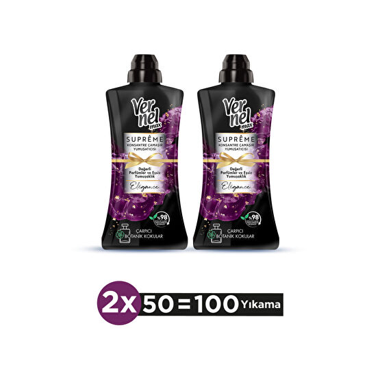 Vernel Max Supreme Elegance 1.2l (2Lİ SET) (2X1.2L) Yumuşatıcı Fiyatı