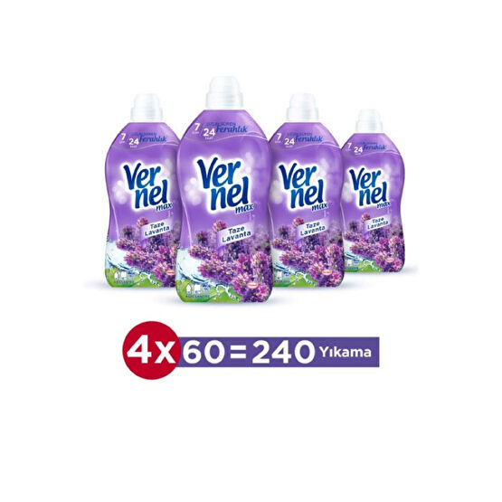 Vernel Max Taze Lavanta 4x1.44l Yumuşatıcı Fiyatı