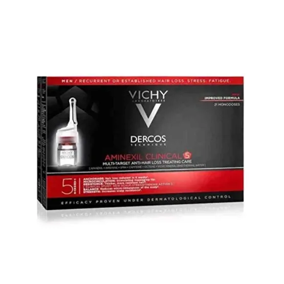 Vichy Dercos Aminexil Clinical-5 ( Erkek) 21X6ml Saç Dökülmesine Karşı Ürünler Fiyatı