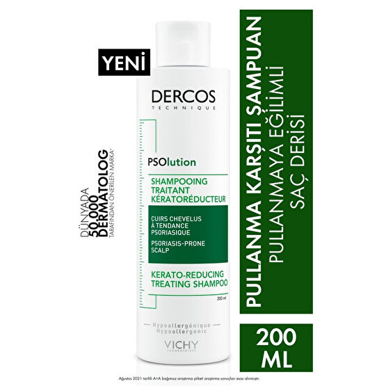 Vichy Dercos Psolution Pullanmaya Karşı Soyucu Etki Gösteren Saç Bakım Şampuanı 200 ml Şampuan ve Saç Kremi Fiyatı
