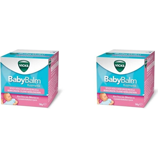 Vicks Baby Balm 50 gr 2 Kutu Bebek Bakım Fiyatı