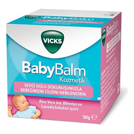 Vicks Babybalm Bebekler Için Nemlendirici 50GR - Renkli Bebek Bakım Fiyatı