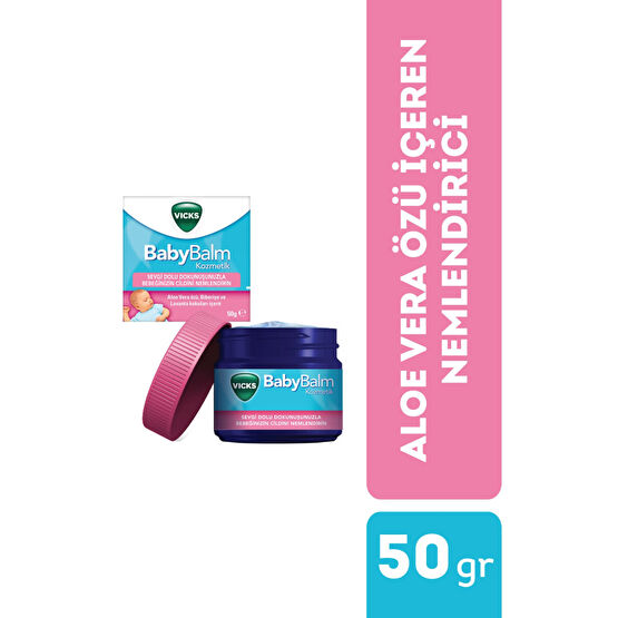 Vicks Babybalm Nemlendirici Bebek Kremi 50 gr Bebek Vücut Kremi Fiyatı