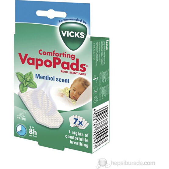Vicks Vapo Pads Ferahlatıcı Tablet VH7 Bebek Güvenlik Fiyatı