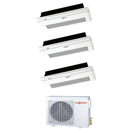 Viessmann Vitoclima Multi Tek Yön Kaset 1+3 Sistem (O4F3080M2) 9+12+18 Btu İç 8 Kw Dış Ünite Klima Klimalar Fiyatı