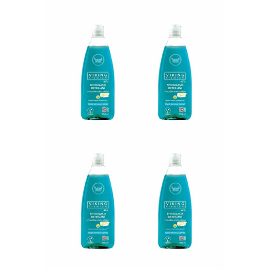 Viking Premium Bulaşık Deterjanı Fesleğen & Limon 750 Ml 4 Adet Bulaşık Yıkama Fiyatı