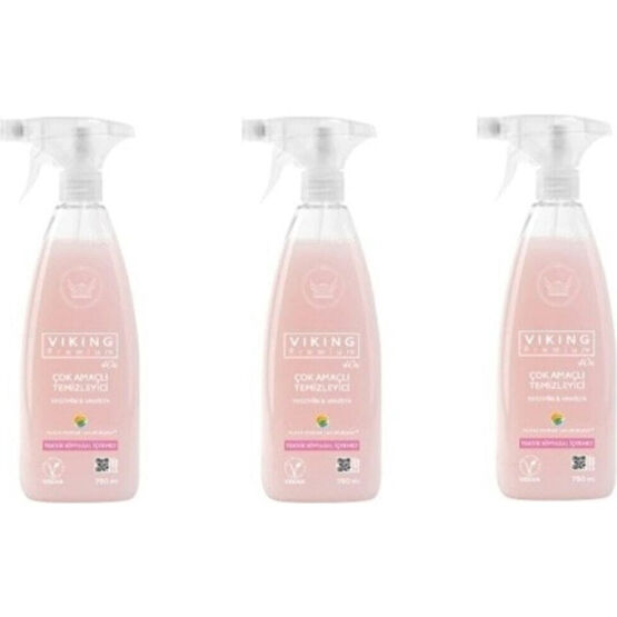 Viking Premium Çok Amaçlı Temizleyici Sprey Yasemin & Vanilya 3 x 750 ml - Beyaz Parlatıcı ve Temizleyiciler Fiyatı